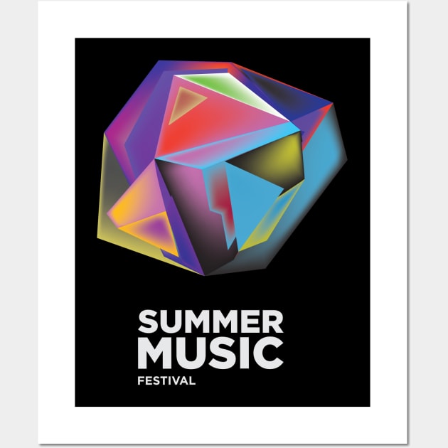 summer music festival Wall Art by Music Lover